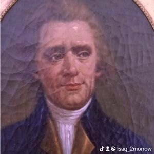Believe to be a Portrait of Thomas Jefferson 18th Century org. oil painting.